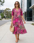 Sienna | Women's Summer Dress with Floral Print