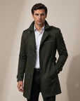Charlie | Men's Coat with Timeless Trench Style