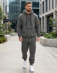 Angus | Men's Tracksuit – Hoodie & Cargo Joggers with Adjustable Hood