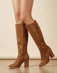 Matilda | Women's Genuine Leather Knee High Boots – Equestrian Style