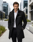 Charlie | Men's Coat with Timeless Trench Style
