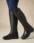 Isla | Women's Waterproof Leather Knee High Boots – Tall Riding Style