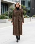 Bridget | Suede Trench Women's Coat