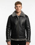 Zayden | Shearling Men’s Coat with Rugged Style