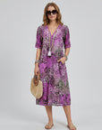 Sienna | Women's Summer Dress with Floral Print