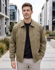 Flynn | Men's Coat with Pointed Collar