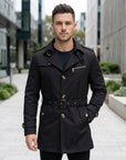Thomas | Men's Coat with Elegant Trench Design