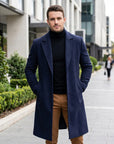 Cooper | Men's Coat with Long Wool Warmth