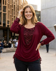 Nadia | Women’s Blouse with Elegant Sequin Detail