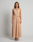 Harper | Schmeichelndes Wickel-Maxikleid für Hochzeitsgäste
