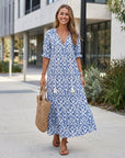 Matilda | Women's Summer Dress with Flattering V-Neck