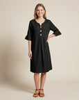 Harper | Denim Dress with Flowy Summer Maxi