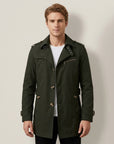 Thomas | Men's Coat with Elegant Trench Design