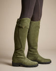 Harper | Women's Knee High Boots – Buckle Strap Riding Style