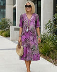 Sienna | Women's Summer Dress with Floral Print