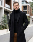 Cooper | Men's Coat with Long Wool Warmth