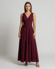 Harper | Schmeichelndes Wickel-Maxikleid für Hochzeitsgäste