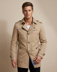 Thomas | Men's Coat with Elegant Trench Design