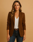 Scarlett | Damenblazer mit Ein-Knopf-Verschluss