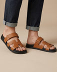 Noah | Men's Sandals – Leather Summer Slides