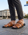 Noah | Men's Sandals – Leather Summer Slides