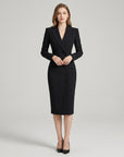 Nell | Women's Blazer Dress in Midi Length