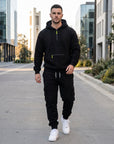 Angus | Men's Tracksuit – Hoodie & Cargo Joggers with Adjustable Hood