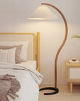 Arc Floor Lamp - Stylish Beech Wood Design for Cozy Spaces 1