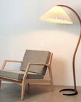 Arc Floor Lamp - Stylish Beech Wood Design for Cozy Spaces 2