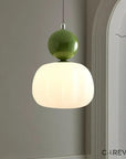 Art Deco Pendant Light - Elegant Glass Shade & Adjustable Height 6