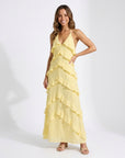 Harper | Elegant Maxi Dress with Ruffled Design