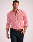 Angus | Striped Casual Men’s Shirt with Relaxed Style