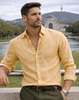 Owen | Linen Blend Men’s Shirt with Timeless Appeal