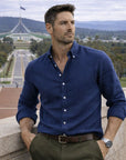 Owen | Linen Blend Men’s Shirt with Timeless Appeal