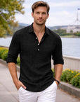 Ben | Warm-Weather Ready Men’s Shirt in Polo Style