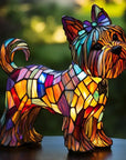Colorful Stained Glass Dog Lamp - Unique Night Lighting for Dog Lovers 17