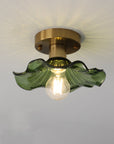Elegant Glass Ceiling Light - Modern Design with Warm White LED 7