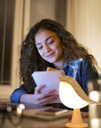 Elegant Touch Table Lamp - Adjustable Brightness & Oil Diffuser for Bedside 1