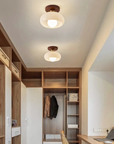 Flush Mount Ceiling Light - Elegant LED Fixture for Cozy Spaces 4