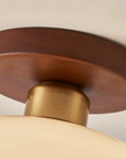 Flush Mount Ceiling Light - Elegant LED Fixture for Cozy Spaces 5