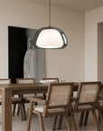 Glass Pendant Lamp - Adjustable Height for Modern Spaces 1