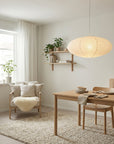 Handcrafted Paper Pendant Light - Elegant Minimalist Illumination 3