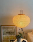 Handcrafted Rice Paper Floor Lamp - Unique Wabi Sabi Design 2