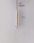 LED Chandelier - Elegant Travertine Design & Energy Efficiency 5