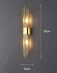LED Wall Sconce - Elegant Gold Finish for Modern Spaces 12
