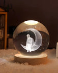 Luminous Crystal Ball Night Light - Enchanting 3D Designs & Warm Glow 16