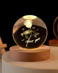 Luminous Crystal Ball Night Light - Enchanting 3D Designs & Warm Glow 23