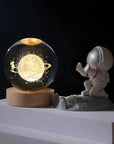 Luminous Crystal Ball Night Light - Enchanting 3D Designs & Warm Glow 25