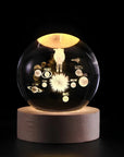 Luminous Crystal Ball Night Light - Enchanting 3D Designs & Warm Glow 6