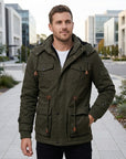 Riley | Hooded Fleece Men's Coat for Outdoors